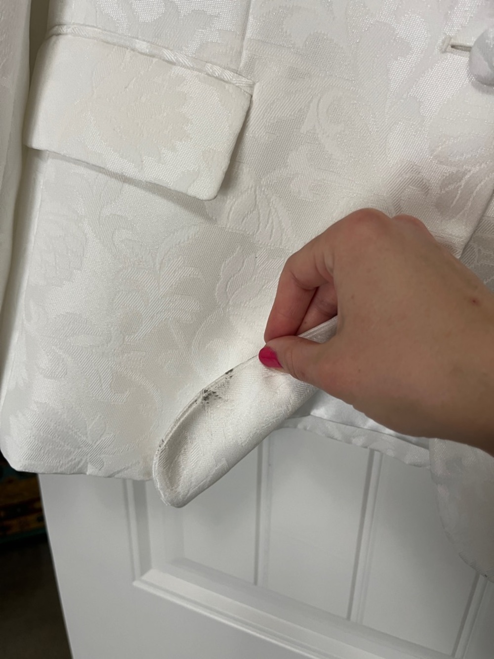 Preston & York White Floral Single-Button Blazer - Picture 5 of 8